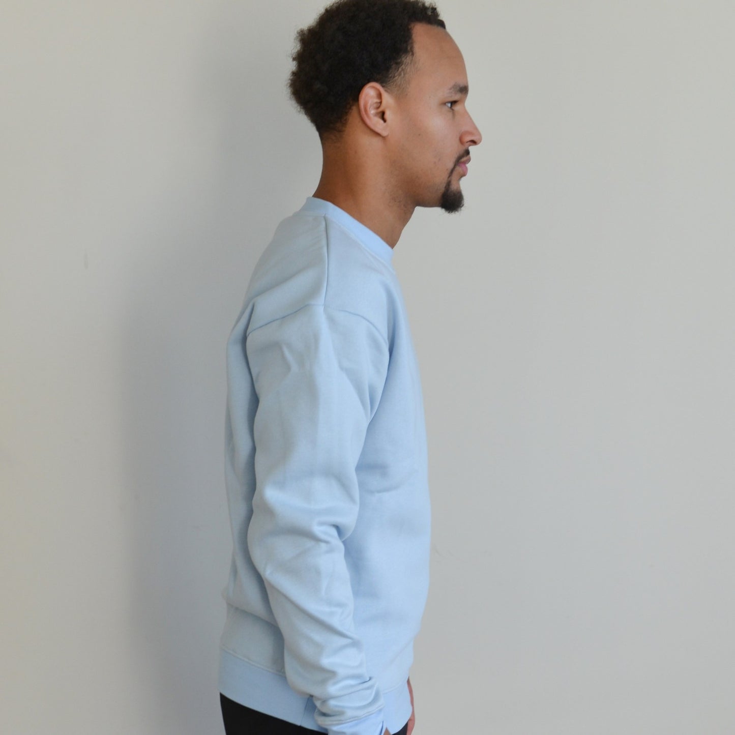 The Essential Crewneck Light Bue